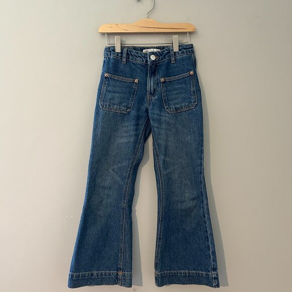 Zara Other - $18 ADD ON zara jeans with front pocket details and flared legs Baby Gap